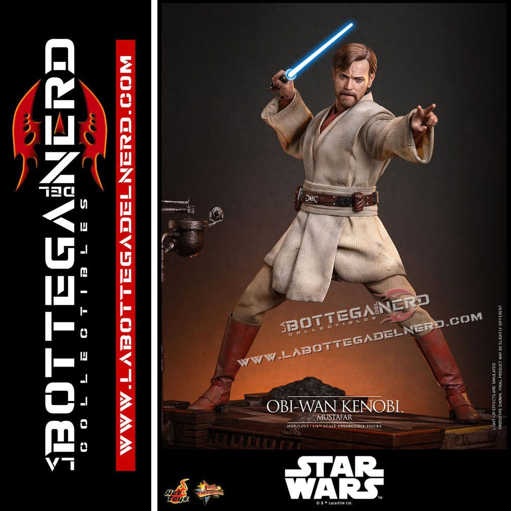 Star Wars: Episode III - Action Figure 1/6 Obi-Wan Kenobi (Mustafar) 31cm