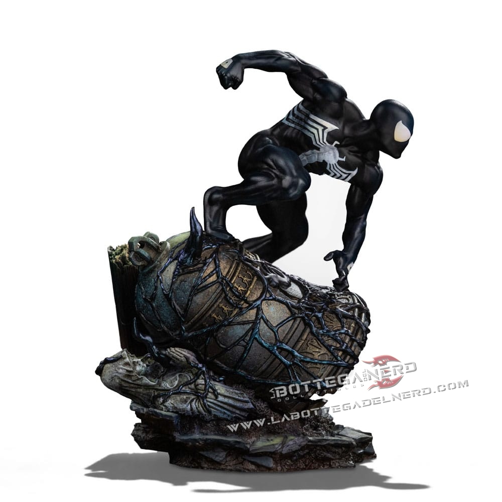 Marvel - Statue 1/10 Spider-Man Black Costume 20cm - immagine 4
