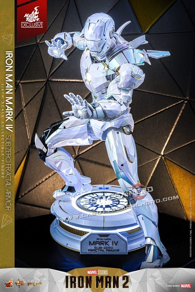 Iron Man 2 - Action Figure 1/6 Mark IV (Sub-Zero Fractal Armor) 33cm - immagine 5