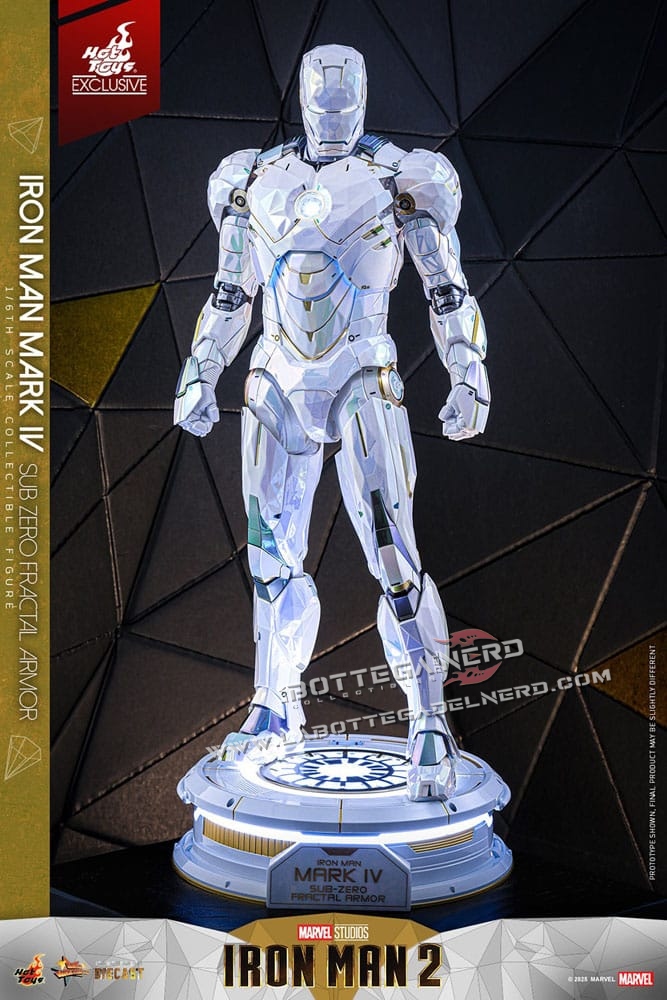 Iron Man 2 - Action Figure 1/6 Mark IV (Sub-Zero Fractal Armor) 33cm - immagine 2