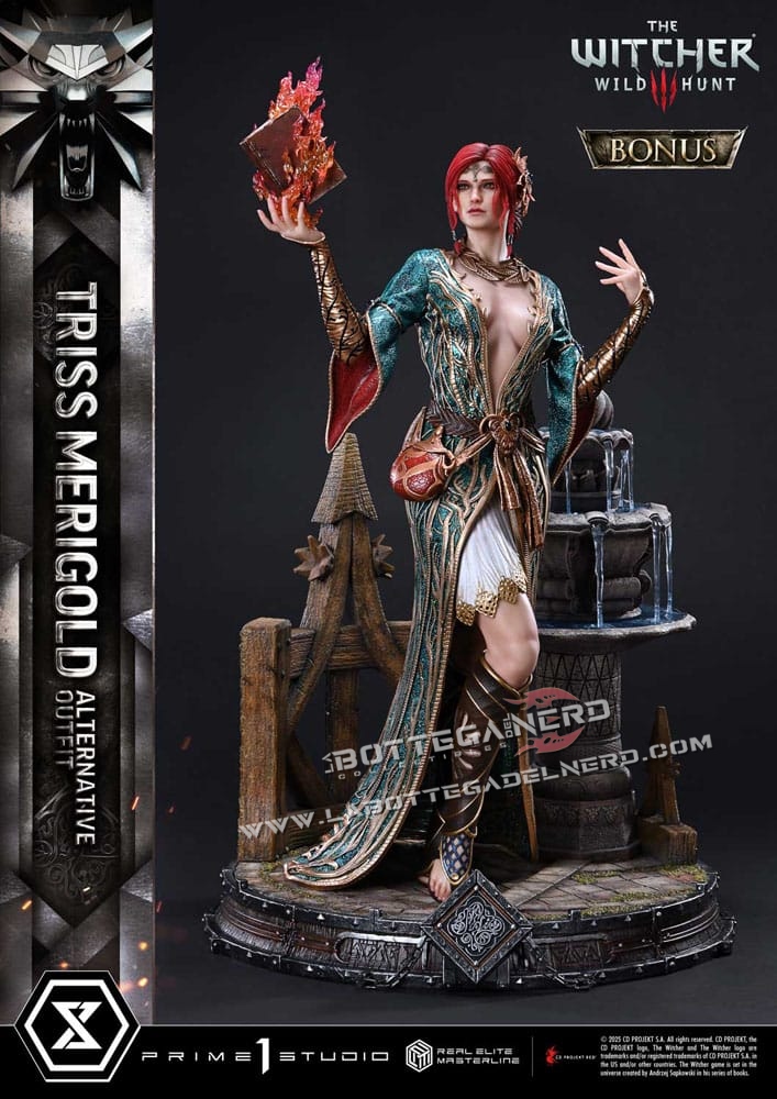 The Witcher 3 - Masterline Statue 1/4 Triss Merigold Bonus 52cm - immagine 9