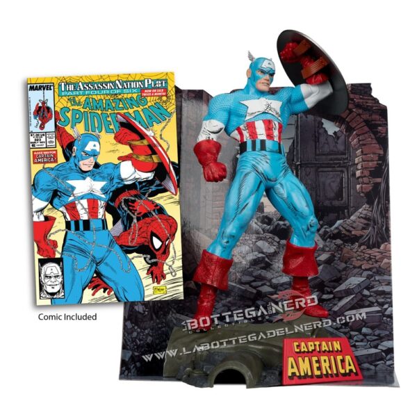 Marvel - PVC Statue 1/6 Captain America (The Amazing Spider-Man #323) 28cm