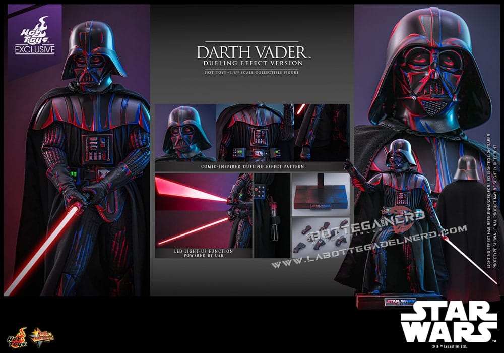 Star Wars - Action Figure Darth Vader (Dueling Effect) Exclusive 35cm - immagine 11