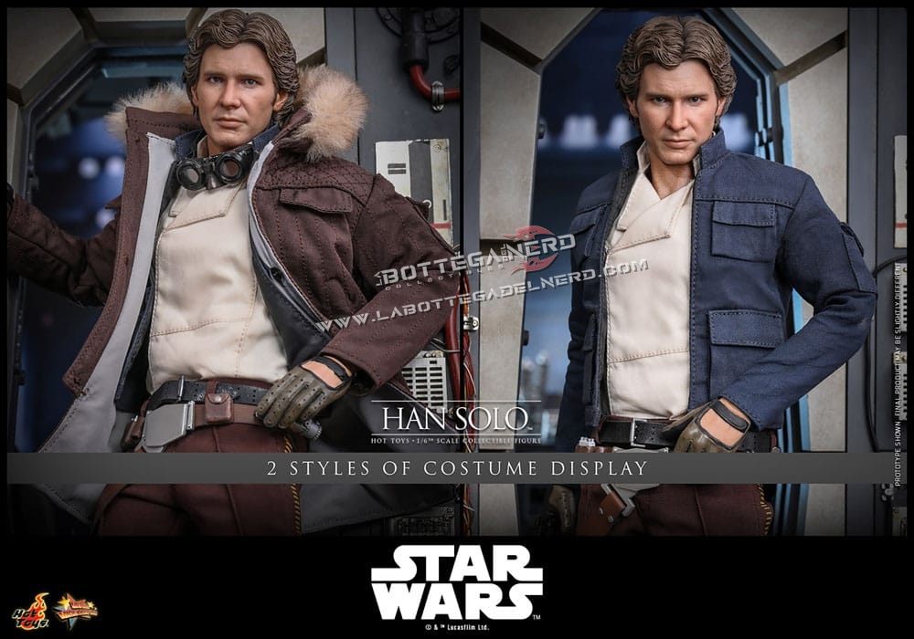 Star Wars Episode V - Action Figure 1/6 Han Solo 31cm - immagine 11