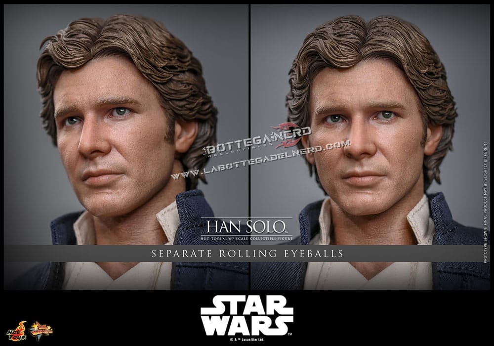 Star Wars Episode V - Action Figure 1/6 Han Solo 31cm - immagine 10