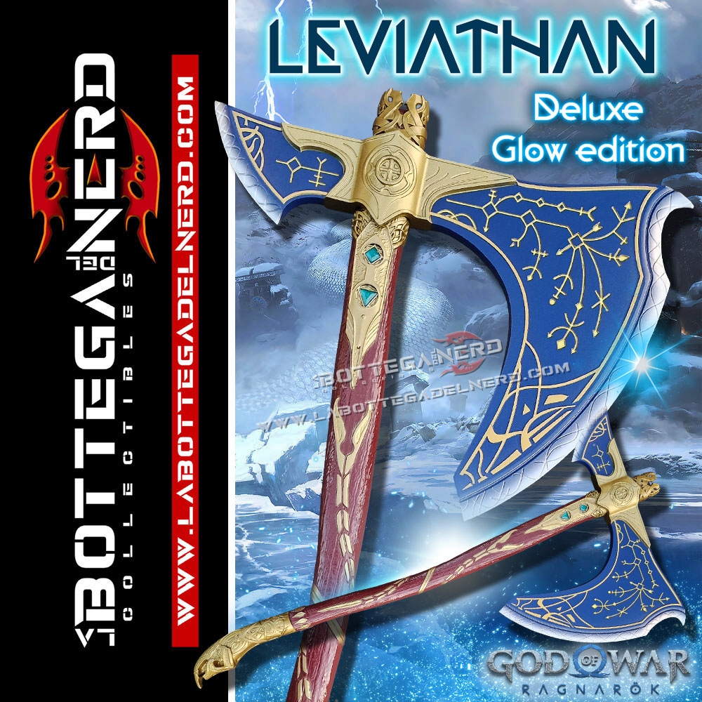 God of War: Ragnarok - Replica Deluxe LEVIATANO Blue 1:1 Glow edition