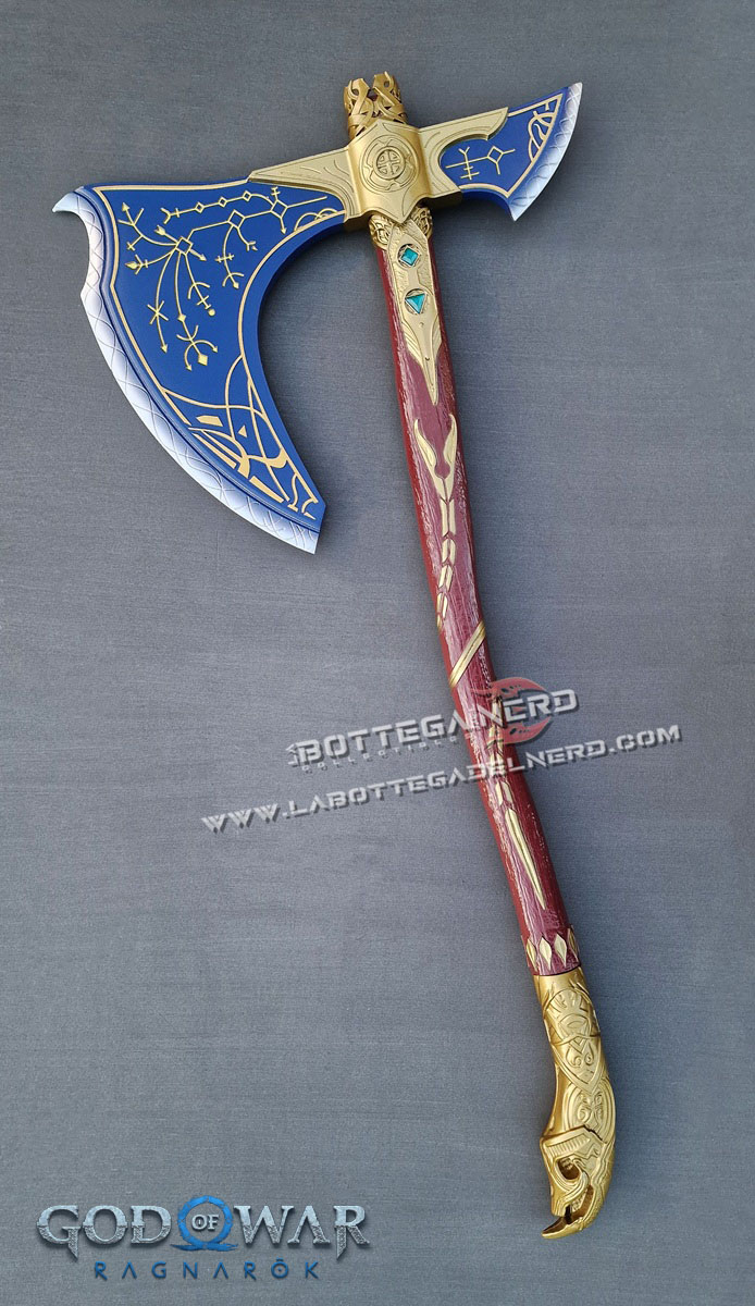 God of War: Ragnarok - Replica Deluxe LEVIATANO Blue 1:1 Glow edition - immagine 2