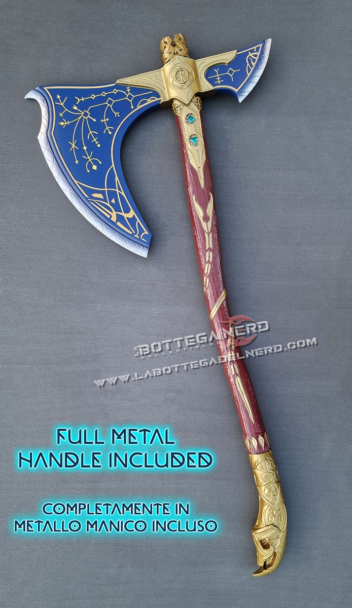 God of War: Ragnarok - Replica Deluxe LEVIATANO Blue 1:1 Glow edition - immagine 3