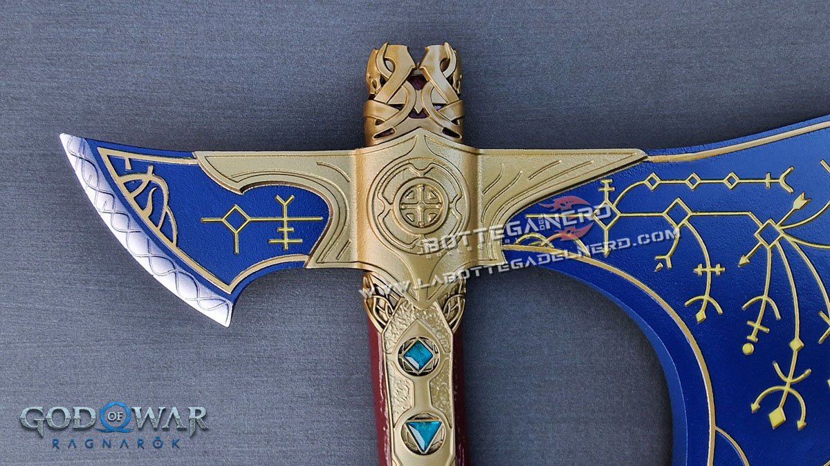 God of War: Ragnarok - Replica Deluxe LEVIATANO Blue 1:1 Glow edition - immagine 8