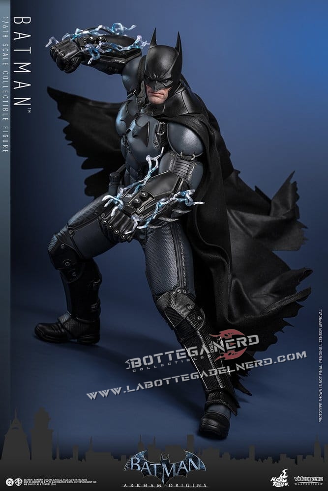 Batman Arkham Origins - Masterpiece Action Figure 1/6 Batman 33cm - immagine 6