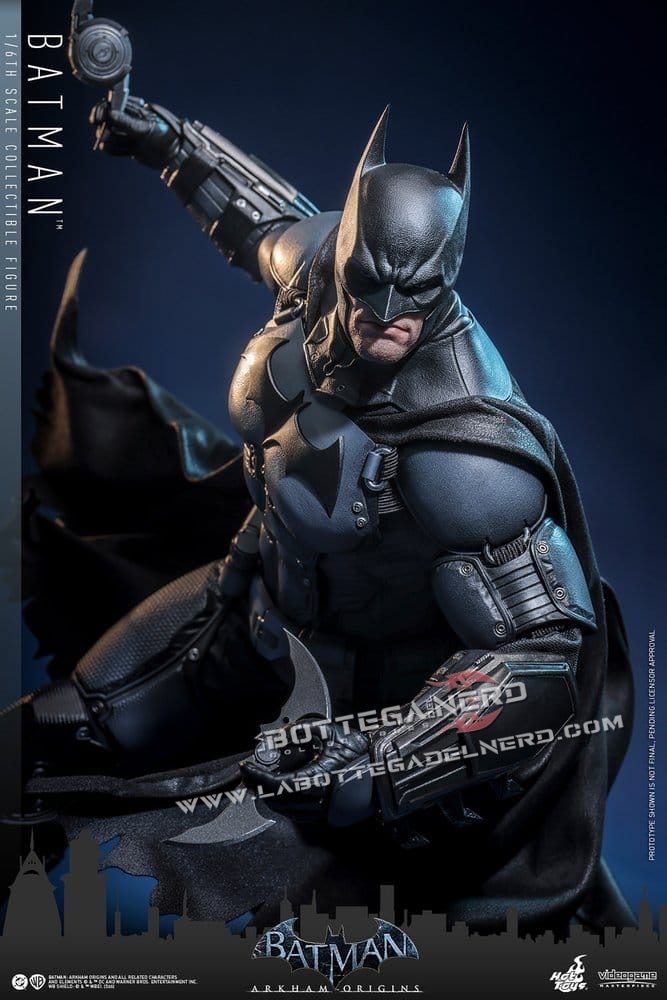 Batman Arkham Origins - Masterpiece Action Figure 1/6 Batman 33cm - immagine 5