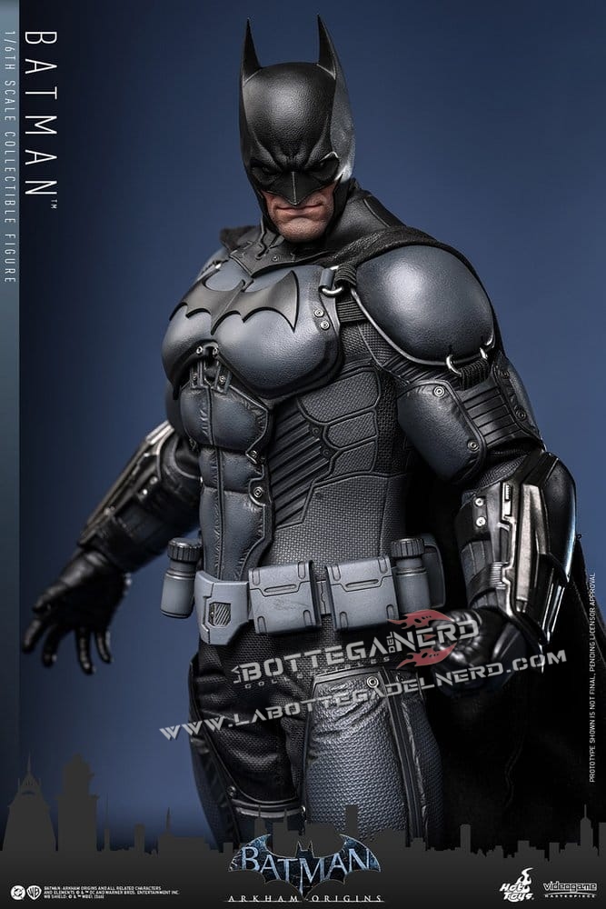 Batman Arkham Origins - Masterpiece Action Figure 1/6 Batman 33cm - immagine 7