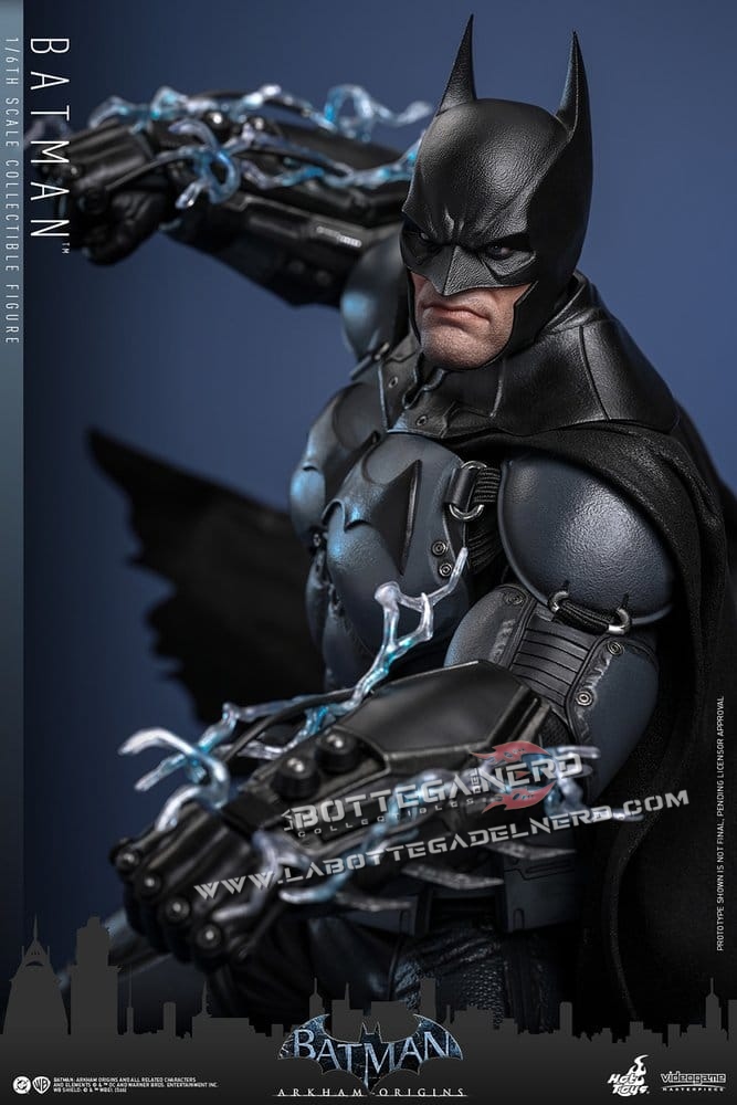 Batman Arkham Origins - Masterpiece Action Figure 1/6 Batman 33cm - immagine 3