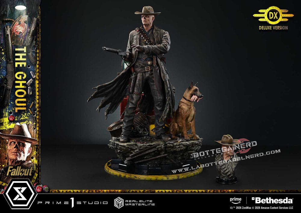 Fallout (TV Series) - Statue 1/4 The Ghoul Bonus Deluxe 64cm - immagine 11