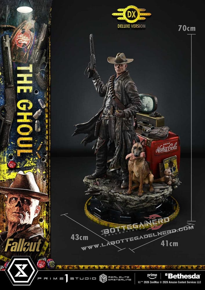 Fallout (TV Series) - Statue 1/4 The Ghoul Bonus Deluxe 64cm - immagine 24