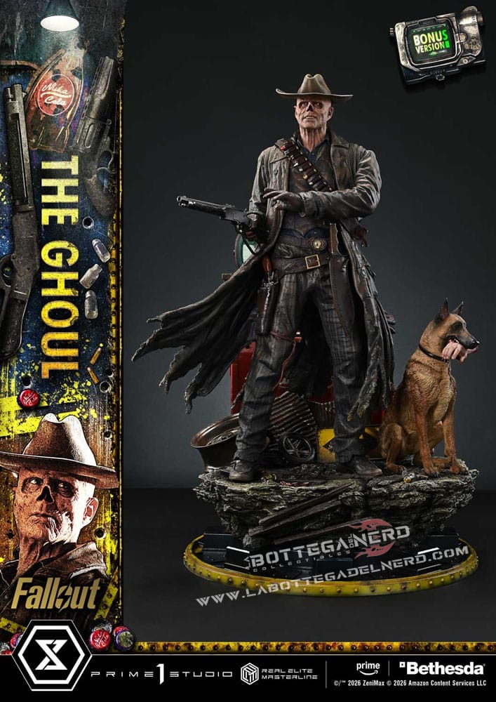 Fallout (TV Series) - Statue 1/4 The Ghoul Bonus Deluxe 64cm - immagine 8