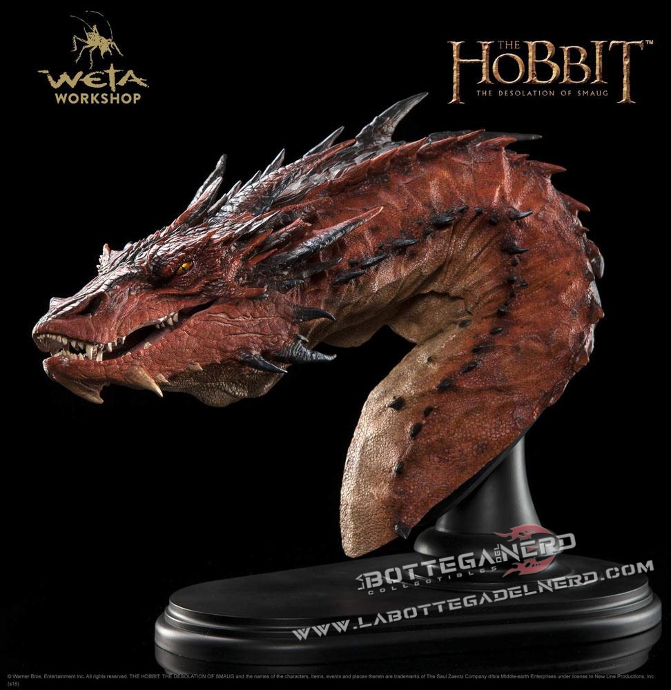 The Hobbit: The Desolation of Smaug - Bust Smaug 46cm - immagine 3