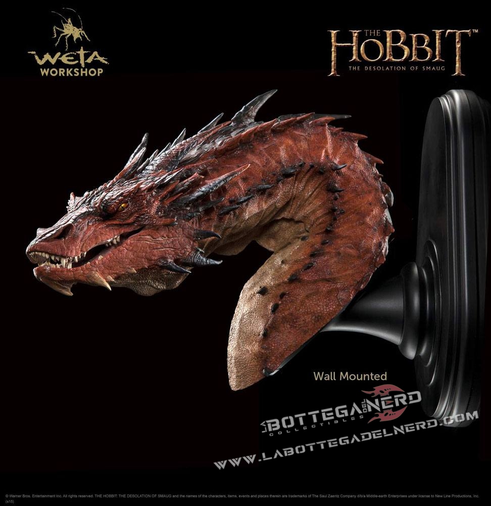 The Hobbit: The Desolation of Smaug - Bust Smaug 46cm - immagine 6