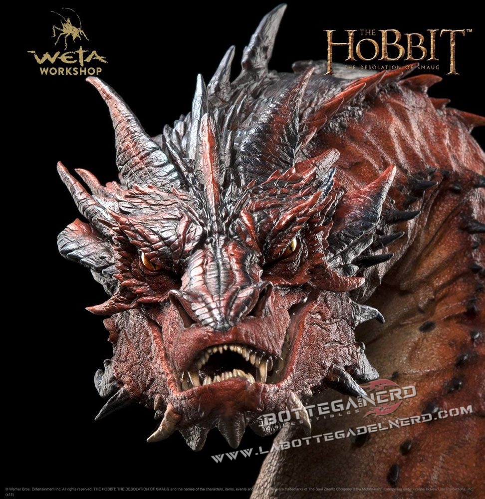 The Hobbit: The Desolation of Smaug - Bust Smaug 46cm - immagine 2