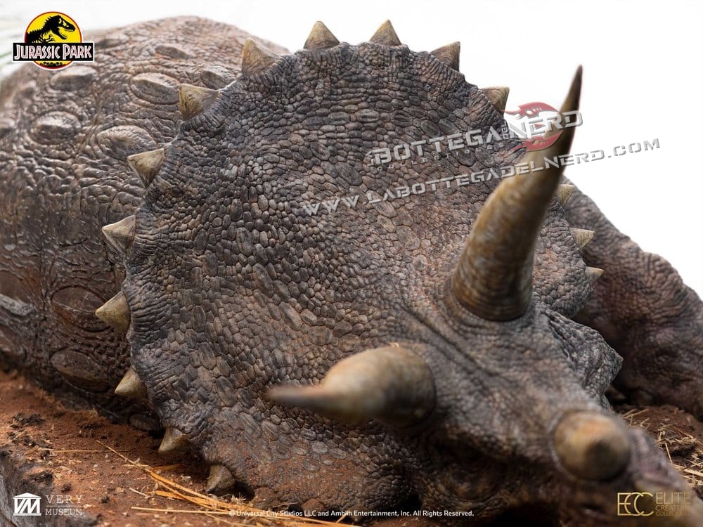 Jurassic Park - Maquette 1/8 Sick Triceratops 96cm - immagine 6