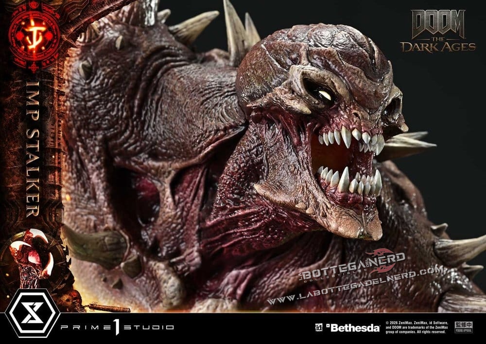 DOOM: The Dark Ages - Masterline Statue 1/4 Imp Stalker 77cm - immagine 5