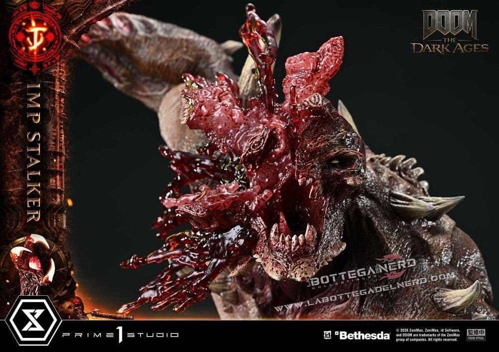 DOOM: The Dark Ages - Masterline Statue 1/4 Imp Stalker 77cm - immagine 3