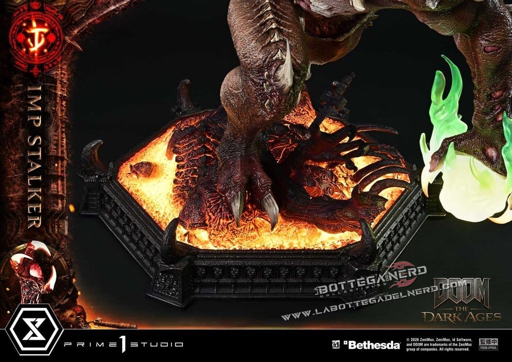 DOOM: The Dark Ages - Masterline Statue 1/4 Imp Stalker 77cm - immagine 9