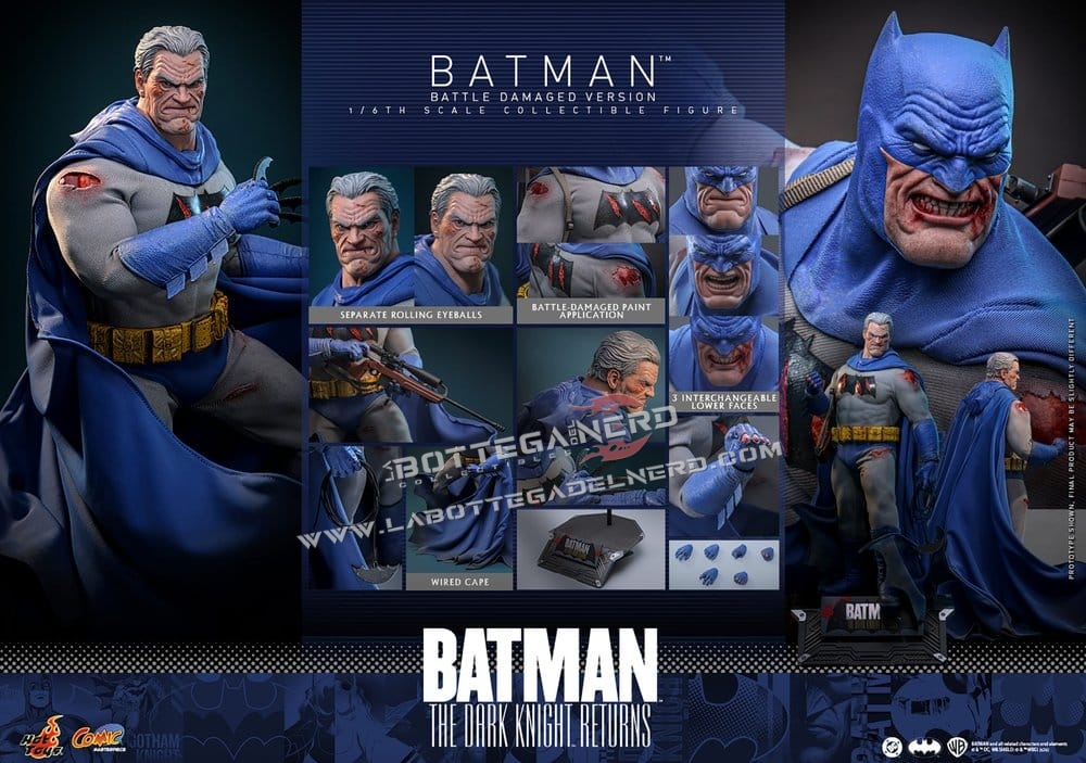 Batman Dark Knight Returns - Hot Toys Action Figure 1/6 32cm - immagine 12