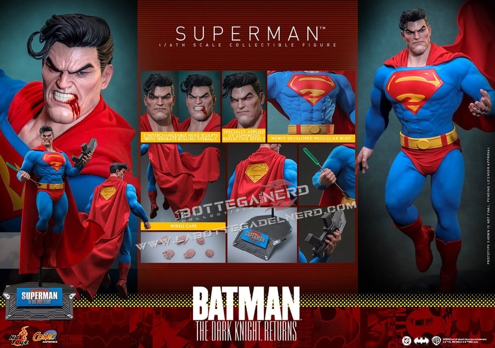 Superman - Hot Toys Dark Knight Returns Action Figure 1/6 34cm - immagine 12