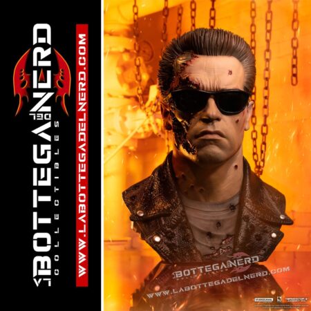 Terminator 2 - Bust 1/1 T-800 Model 101 Battle Damaged 47cm