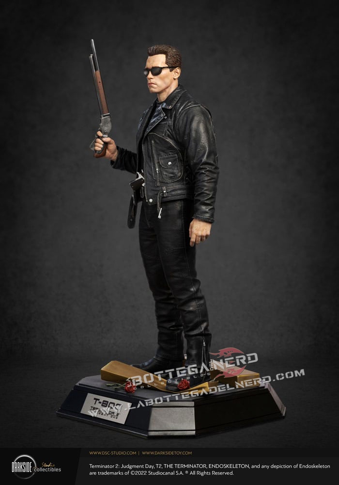 Terminator 2 Judgement Day - Statue 1/3 T-800 30th Anniversary 69cm - immagine 8